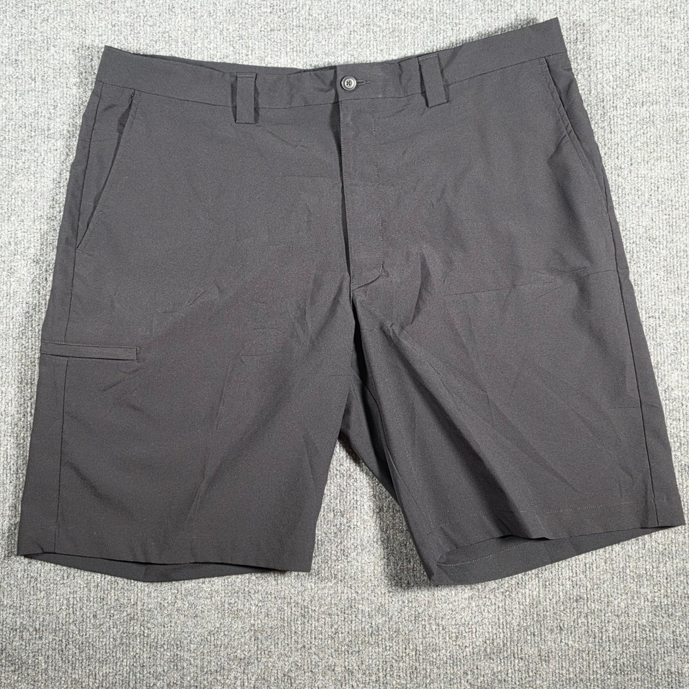 Pro Tour Coolplay Mens Golf Shorts Gray Size 38 Flat Front Performance Cargo